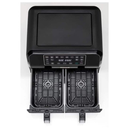 Kenwood HFM20.000MB friteuse Double 8 L Autonome 1700 W Friteuse d'air chaud Noir