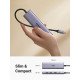 Ugreen CM511 5-in-1 Adapter USB-C Hub to 3x USB3.0 + HDMI + TF/SD Gray