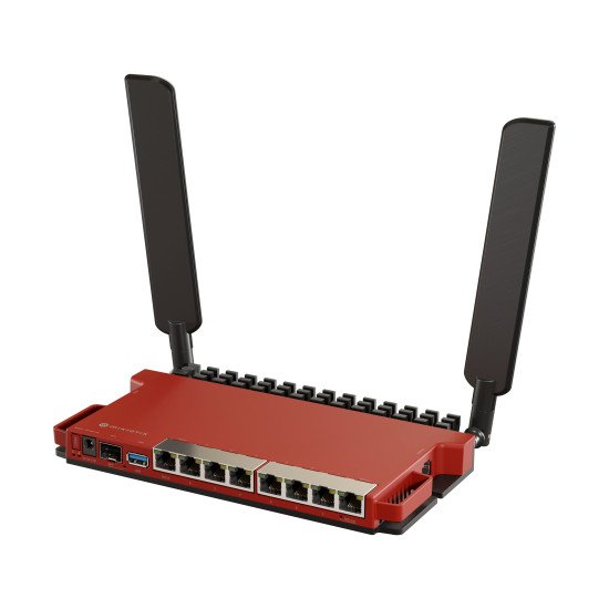 Mikrotik L009UiGS-2HaxD-IN routeur sans fil Gigabit Ethernet Monobande (2,4 GHz) Rouge