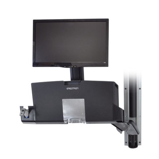 Ergotron StyleView Sit-Stand Combo System with Worksurface 61 cm (24") Aluminium