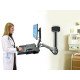 Ergotron StyleView Sit-Stand Combo System with Worksurface 61 cm (24") Aluminium