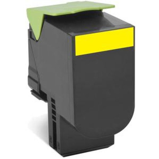 Lexmark 80C2SYE Cartouche de toner 1 pièce(s) Original Jaune