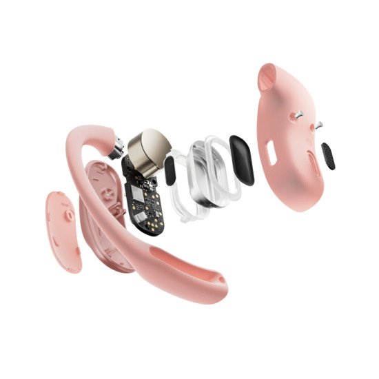 SHOKZ OpenFit Air Casque Sans fil Crochets auriculaires Appels/Musique/Sport/Au quotidien Bluetooth Rose