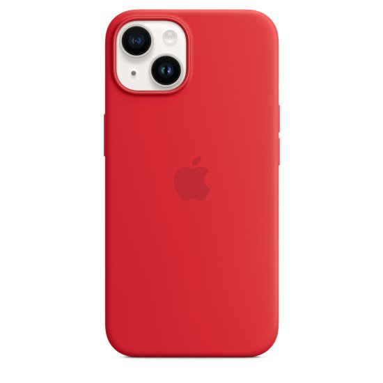 Apple Coque en silicone avec MagSafe pour iPhone 14 - (PRODUCT)RED