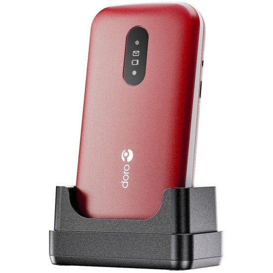 Doro 2820 116,9 g Rouge Téléphone d'entrée de gamme