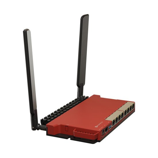 Mikrotik L009UiGS-2HaxD-IN routeur sans fil Gigabit Ethernet Monobande (2,4 GHz) Rouge