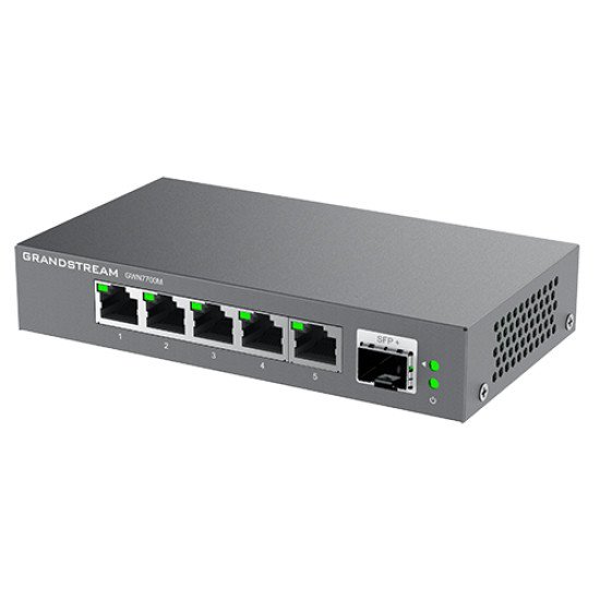 Grandstream Networks GWN7701P commutateur réseau Non-géré Gigabit Ethernet (10/100/1000) Connexion Ethernet POE Noir