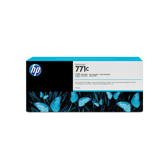 HP 771C cartouche d'encre DesignJet noir photo, 775 ml