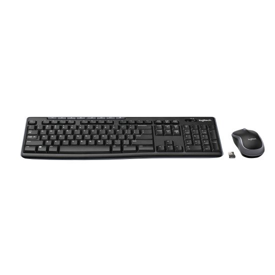 Logitech MK270 clavier RF sans fil QWERTY Pannordique Noir