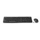 Logitech MK270 clavier RF sans fil QWERTY Pannordique Noir