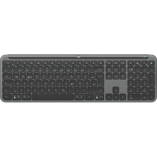 Logitech MK950 Signature for Business clavier Souris incluse Bureau RF sans fil + Bluetooth QWERTZ Allemand Graphite