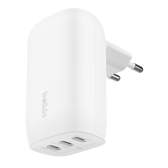 Belkin WCC002VFWH chargeur d'appareils mobiles Ordinateur portable, Smartphone, Tablette Blanc Secteur Charge rapide Intérieure