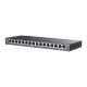 TP-Link Omada SG2016P commutateur réseau Géré L2/L2+ Gigabit Ethernet (10/100/1000) Connexion Ethernet POE Noir