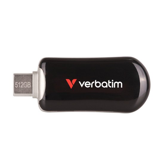 Verbatim 30227 lecteur USB flash 512 Go USB Type-C 3.2 Gen 1 (3.1 Gen 1) Noir