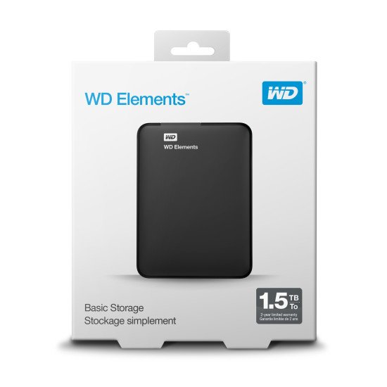 WD Elements Portable Disque dur externe 2.5" 1,5 To Noir