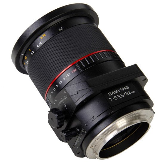 Samyang T-S 24mm 1:3.5 ED AS UMC SLR Objectif à bascule et décentrement Noir