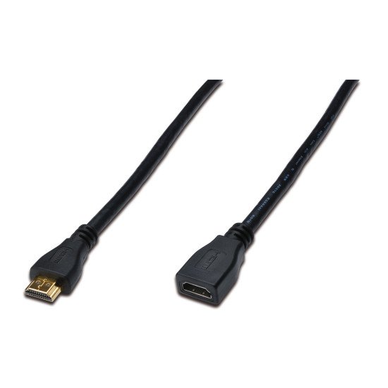 ASSMANN Electronic HDMI 1.4 3m câble HDMI HDMI Type A (Standard) HDMI Type C (Mini) Noir