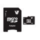 V7 Carte Micro SDHC 16 Go classe 10 + adaptateur SD