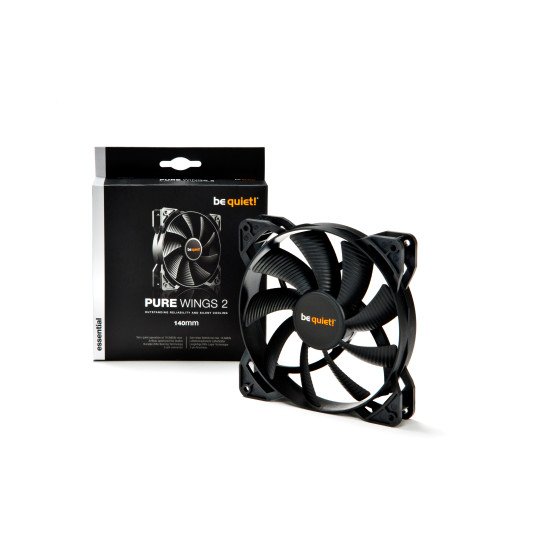 be quiet! PURE WINGS 2 Ventilateur Boitier PC 14 cm Noir