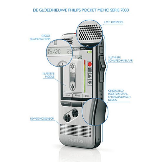 Philips DPM 7200 Carte flash Acier inoxydable