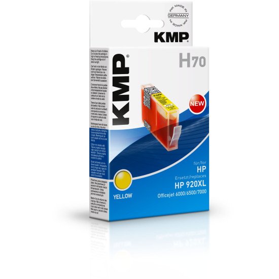 KMP H70 cartouche d'encre 1 pièce(s) Jaune