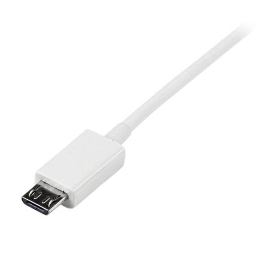 StarTech.com Câble Micro USB 2 m - A vers Micro B - Blanc