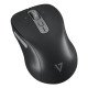 V7 Souris à défilement latéral, Bluetooth bimode MW600BT 2,4 GHz rapide - Rechargeable par USB-C - Connectivité sans fil - 2 canaux Bluetooth, canal 1-2,40 Ghz - 7 bouton(s) - 1 000-1 600-2 400-3 200 ppp sélectionnables - Batterie incluse - Windows - MacO