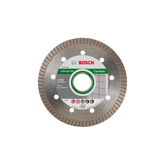 Bosch Disques à tronçonner diamantés Best for Ceramic Extra Clean Turbo