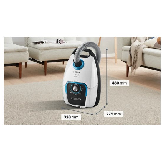 Bosch Serie 8 BGB75XSIL Aspirateur 5 L Aspirateur sans sac Sec 650 W Sac à poussière