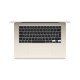 Apple MacBook Air Apple M M3 Ordinateur portable 38,9 cm (15.3") 16 Go 512 Go SSD Wi-Fi 6E (802.11ax) macOS Sonoma Beige