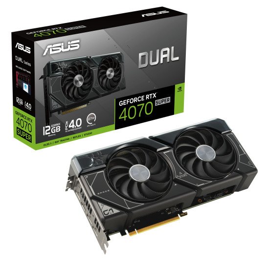 ASUS Dual -RTX4070S-12G NVIDIA GeForce RTX 4070 SUPER 12 Go GDDR6X