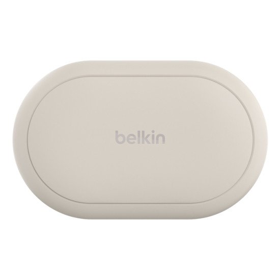 Belkin SoundForm ClearFit Casque True Wireless Stereo (TWS) Crochets auriculaires Appels/Musique/Sport/Au quotidien Bluetooth Sable