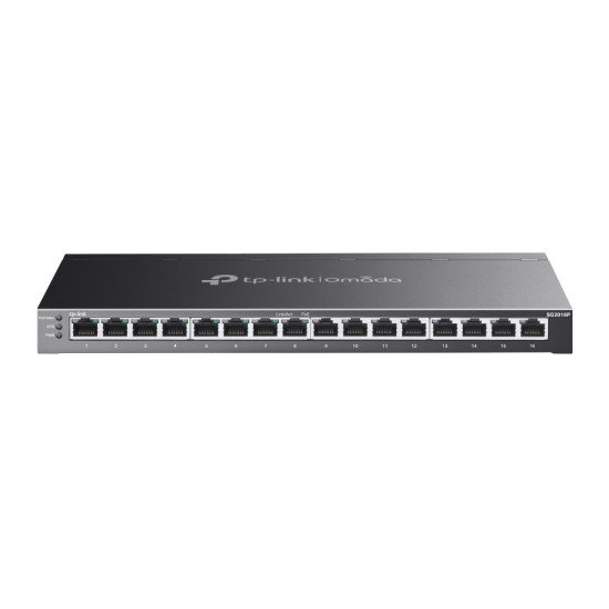 TP-Link Omada SG2016P commutateur réseau Géré L2/L2+ Gigabit Ethernet (10/100/1000) Connexion Ethernet POE Noir