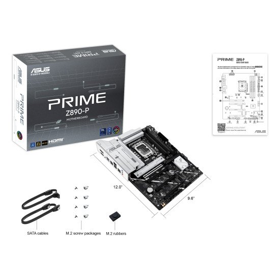 ASUS PRIME Z890-P Intel Z890 LGA 1851 (Socket V1) ATX