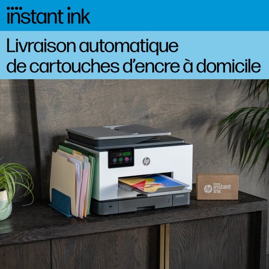 HP OfficeJet Pro Imprimante Tout-en-un HP 9132e, Couleur, Imprimante pour Petites/moyennes entreprises, Impression, copie, scan, fax, Sans fil; HP+; Éligibilité HP Instant Ink; Impression recto-verso; Numérisation recto-verso; Chargeur automatique de docu