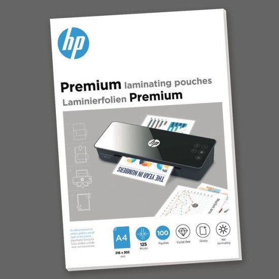 HP 9124 pochette plastique 100 pièce(s)