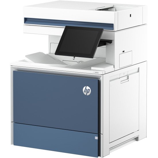 HP Color LaserJet Enterprise Imprimante multifonction 6800dn, Impression, copie, numérisation, télécopie (en option), Chargeur automatique de documents; Bacs haute capacité en option; Écran tactile; Cartouche TerraJet