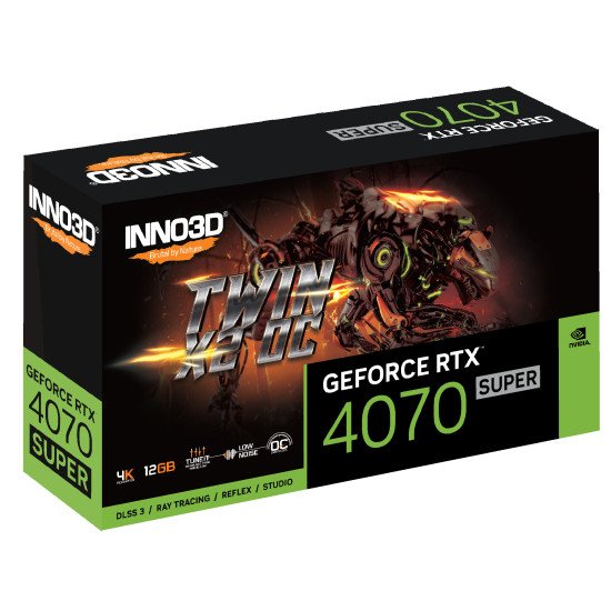 Inno3D GEFORCE RTX 4070 SUPER TWIN X2 OC NVIDIA 12 Go GDDR6X