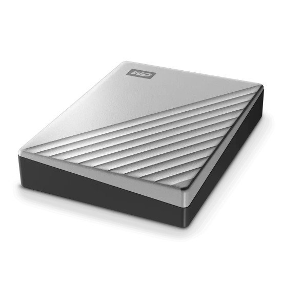 Western Digital My Passport WDBGKC0060BSL-WESN disque dur externe 6 To 2.5" USB Type-C 3.2 Gen 1 (3.1 Gen 1) Argent