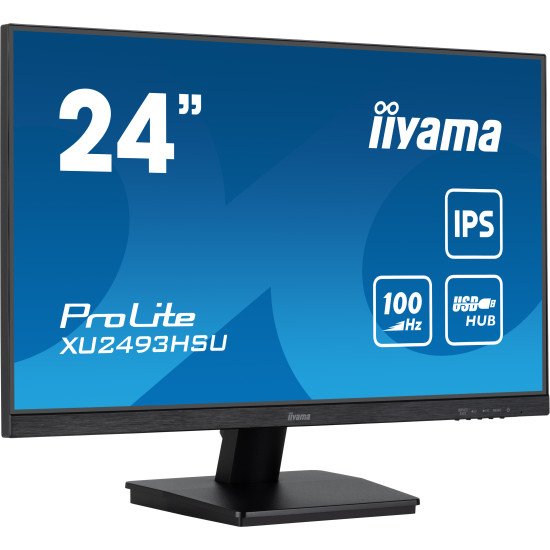 iiyama ProLite XU2493HSU-B7 écran PC 60,5 cm (23.8") 1920 x 1080 pixels Full HD LED Noir