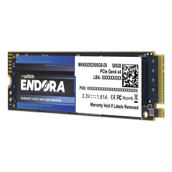 Mushkin MKNSSDED500GB-D8 disque SSD 500 Go M.2 PCI Express 4.0 NVMe 3D NAND