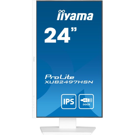 iiyama ProLite XUB2497HSN-W1 écran PC 60,5 cm (23.8") 1920 x 1080 pixels Full HD LED Blanc