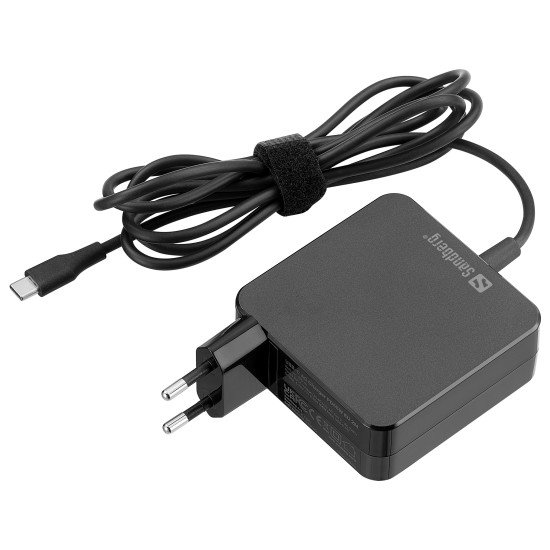 Sandberg USB-C AC Charger PD65W EU 2M