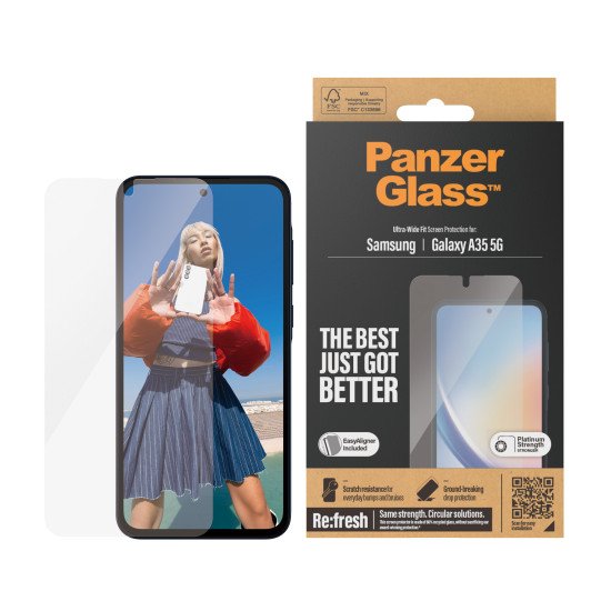 PanzerGlass Re Fresh Samsung New A34 5G UWF Protection d'écran transparent 1 pièce(s)