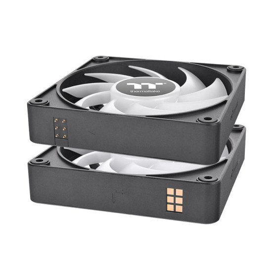 Thermaltake CL-F182-PL14SW-A système de refroidissement d'ordinateur Boitier PC Ventilateur 14 cm Noir 3 pièce(s)