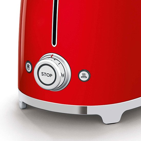 Smeg TSF01RDEU grille-pain 6 2 part(s) 950 W Rouge