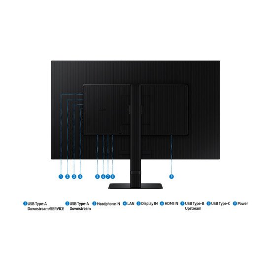 Samsung S80UD écran PC 81,3 cm (32") 3840 x 2160 pixels 4K Ultra HD LCD Noir