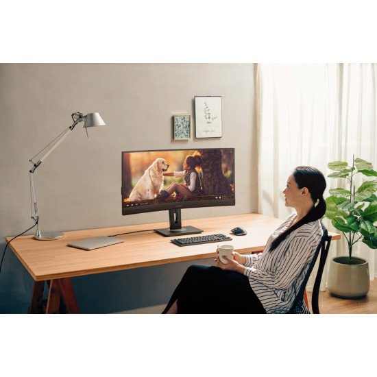 Viewsonic VG3456C écran PC 86,4 cm (34") 3440 x 1440 pixels UltraWide Quad HD LED Noir