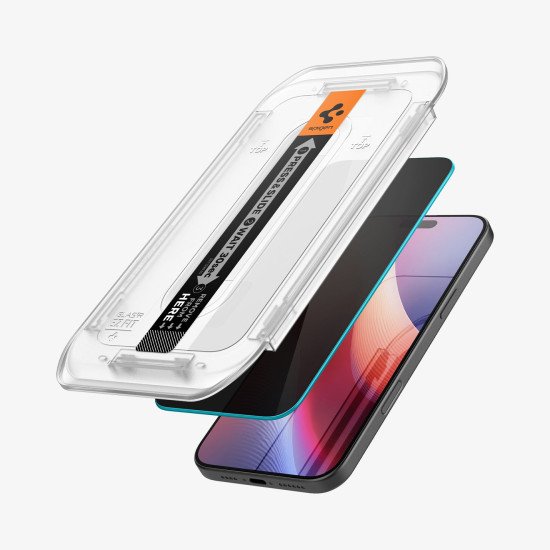 Spigen GLAS.tR EZ Fit | Privacy Protection d'écran transparent Apple 2 pièce(s)