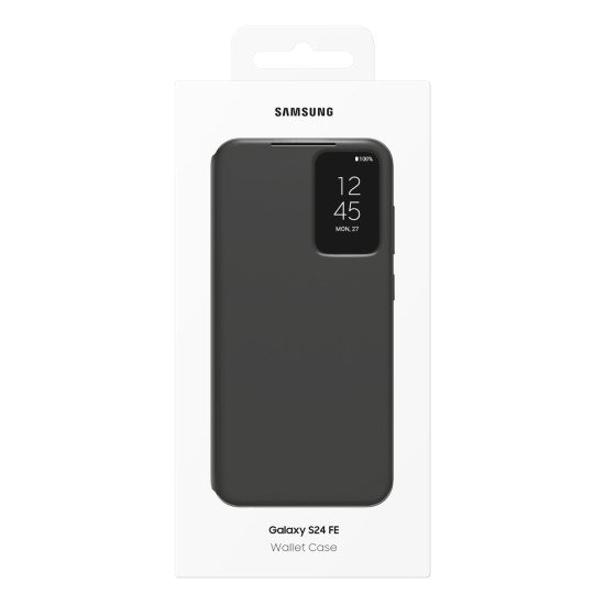 Samsung Coque Smart View avec porte-carte pour Galaxy S24 FE